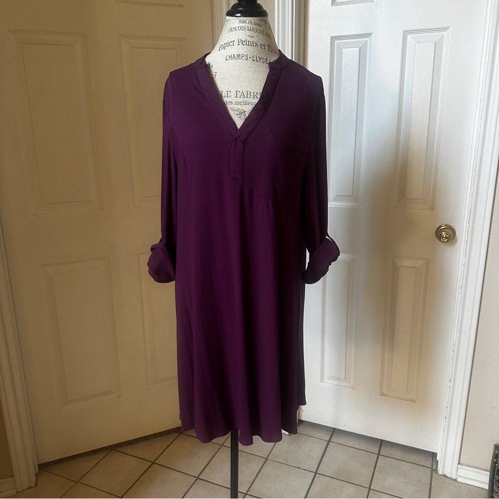 Deep Purple Long Sleeve Top